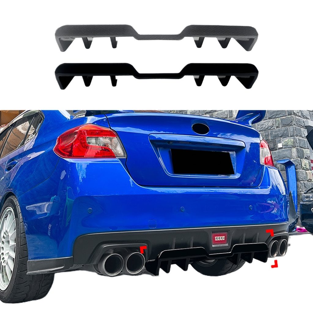 Piano Black ABS Rear Lip Spoiler for Subaru WRX STI VA (2015-2021) – TeslGo