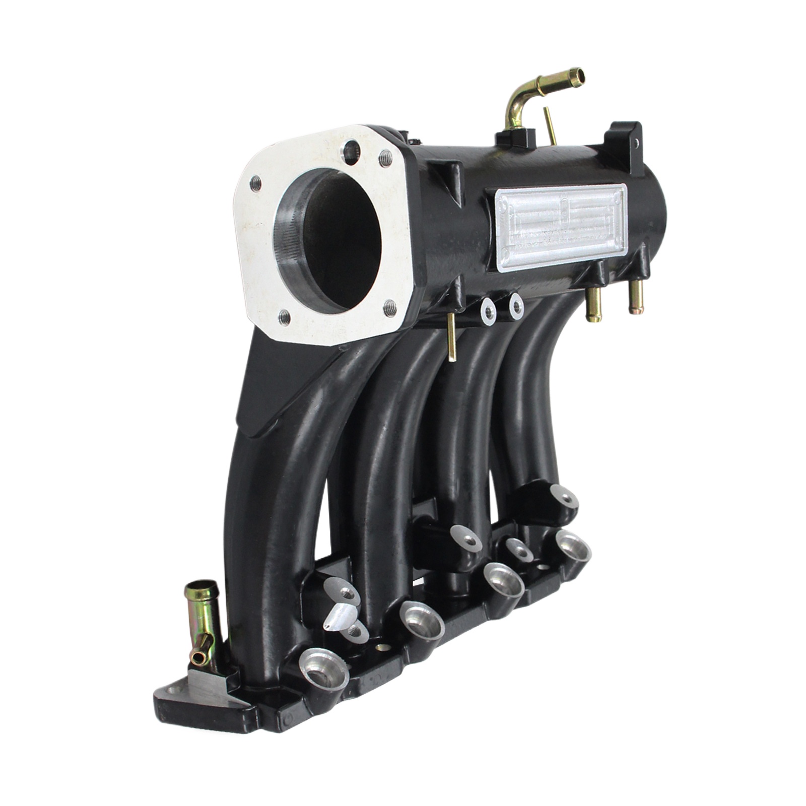 thumbnail image 2 of WLR 70mm Polished Aluminum Throttle Body Intake Manifold For Honda D-Series 2 of 5